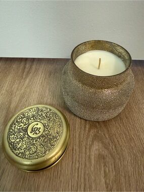 Brand New Capri Blue Volcano Gold Glitter Candle